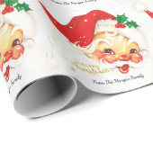 Papier Cadeau Noël du Père Noël (Coin rond)