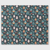 Papier Cadeau Noël du Père Noël (Plat)