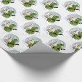 Papier Cadeau noël du soldat des neiges (Coin)