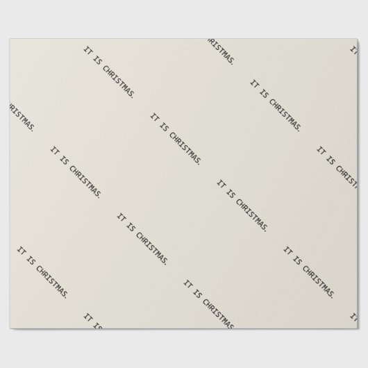 Papier Cadeau Noël dystopique (Plat)