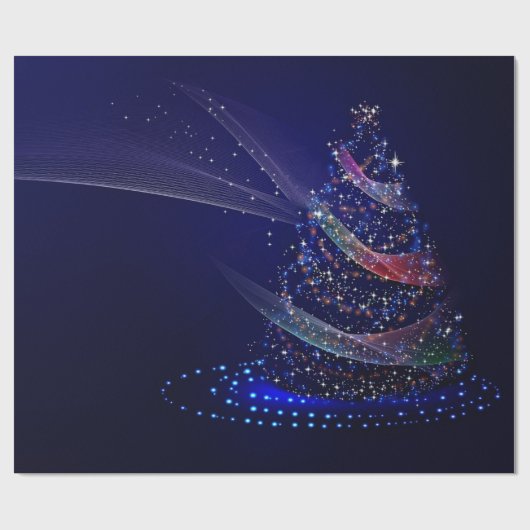 Papier Cadeau Noël éclatant (Plat)