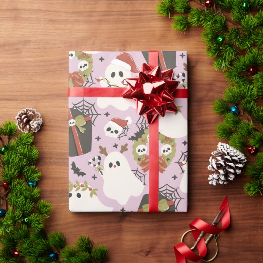 Papier Cadeau Noël effrayant (Cadeau de vacances)