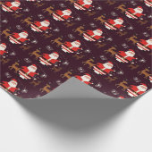 Papier cadeau Noël Élégant (Coin)