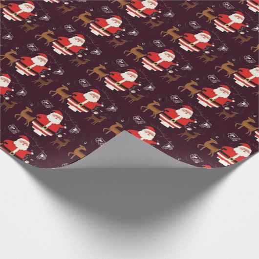 Papier cadeau Noël Élégant (Coin)