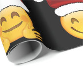 Papier Cadeau Noël Emoji (Coin rond)