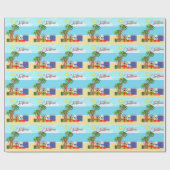 Papier Cadeau Noël en Australie (Plat)