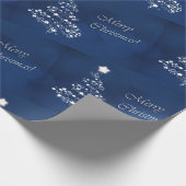 Papier Cadeau Noël en bleu (Coin)