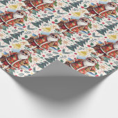 Papier Cadeau Noël en juillet avec SANTA CLAUS (Coin)