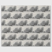 PAPIER CADEAU NOËL EN OHIO U.S.A. (Plat)