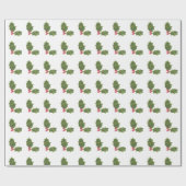 Papier Cadeau Noël en vert (Plat)