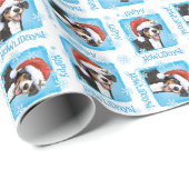 Papier Cadeau Noël Entlebucher (Coin rond)
