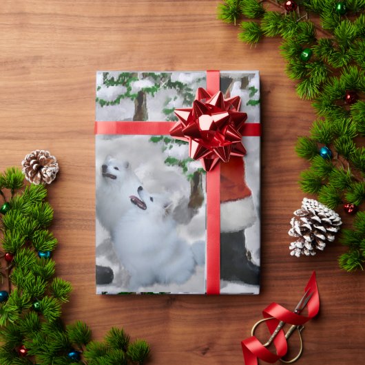 Papier Cadeau Noël Eskimo américain (Cadeau de vacances)