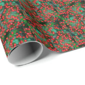 Papier Cadeau Noël est les baies ! (Coin rond)