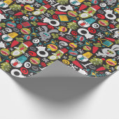 Papier Cadeau Noël et bonne année laids (Coin)