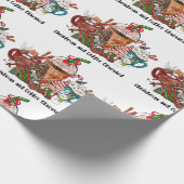 Papier Cadeau Noël et café observé (Coin)
