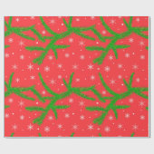 Papier Cadeau Noël et motif du nouvel an (Plat)