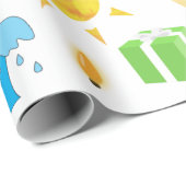 Papier Cadeau Noël été vacances (Coin rond)