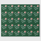 Papier Cadeau Noël Famille Photo Amour Paix Joie Vacances (Plat)