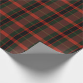 Papier Cadeau Noël festif du Tartan (Coin)
