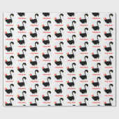 Papier Cadeau Noël festif père Noël Cat Merry Catmas (Plat)