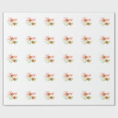 Papier Cadeau Noël Fêtes Amour Et Joie Noël (Plat)