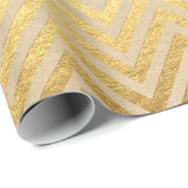 Papier Cadeau Noël feuille d'or (Coin rond)