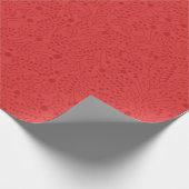 Papier Cadeau Noël florissant Art Noël Holly Leaf Imprimer (Coin)