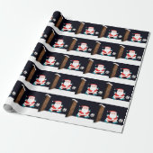 Papier Cadeau Noël Foot (Déroulé)