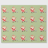 Papier Cadeau Noël foot (Plat)