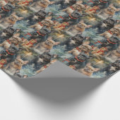 Papier Cadeau Noël français (Coin)