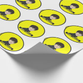 Papier Cadeau Noel Gallagher Vivant Légendes Envelopper Papier (Coin)