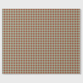 Papier Cadeau Noël Géométrique Rouge + Vert (Plat)