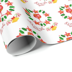 Papier Cadeau Noël Gin-gle Bells