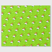 Papier Cadeau Noël Gnome (Plat)