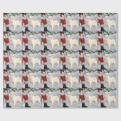 Papier Cadeau Noël Golden Retriever (Plat)