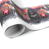 Papier Cadeau Noël - GoldenDoodle - PJ (Coin rond)