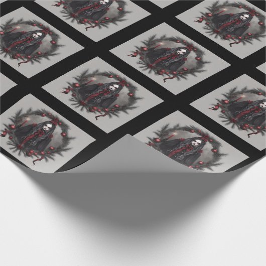 Papier Cadeau Noël gothique (Coin)