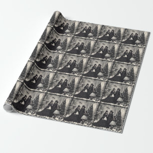 Papier Cadeau Noël gothique
