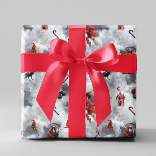 Papier Cadeau Noël gothique effrayant