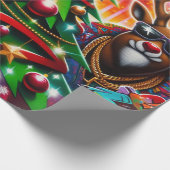 Papier Cadeau Noël graffiti (Coin)