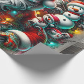 Papier Cadeau Noël graffiti (Coin)
