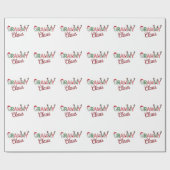 Papier Cadeau Noël Grammy Claus Noël Grand-mère Cadeau Noël (Plat)