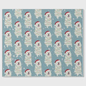 Papier Cadeau Noël Grandes Pyrénées (Plat)