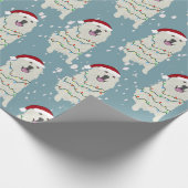 Papier Cadeau Noël Grandes Pyrénées (Coin)