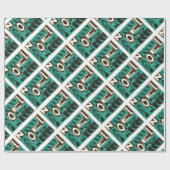 Papier Cadeau Noel Green (Plat)