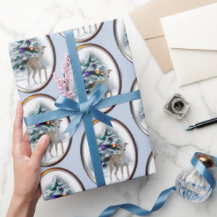 Papier Cadeau Noël Greyhound italien