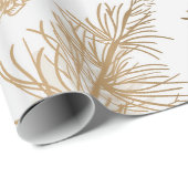 Papier cadeau Noël Hiver (Coin rond)