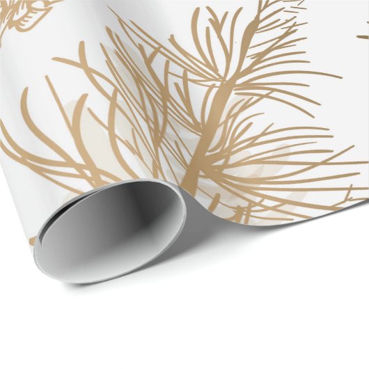 Papier cadeau Noël Hiver (Coin rond)