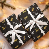 Papier Cadeau Noël Ho Ho Ho | Vacances
