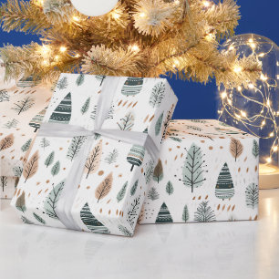 Papier Cadeau Noël Hygge Hiver Nordique